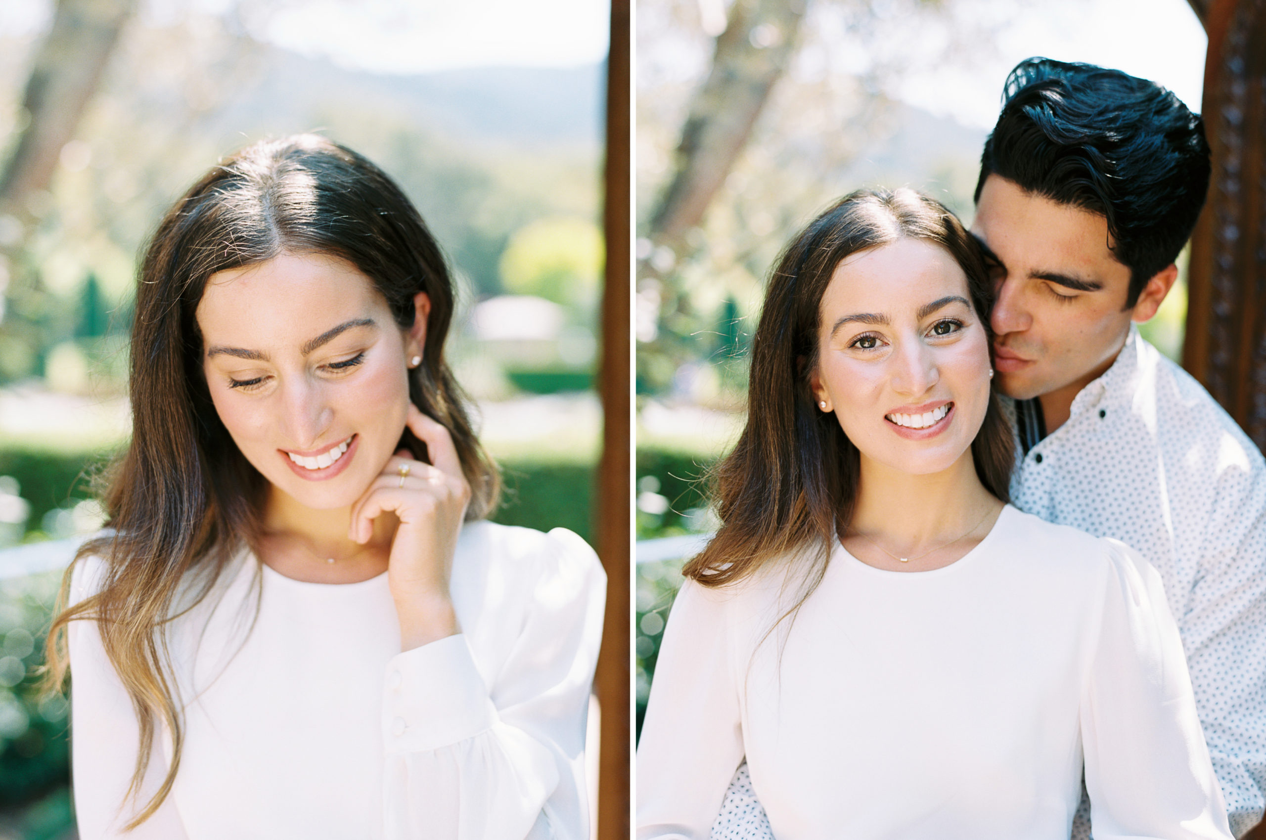 Engagement session poses 